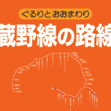JR武蔵野線の路線図